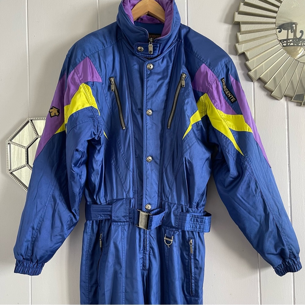 Vintage Descente Blue Ski Suit - Picture 13 of 16